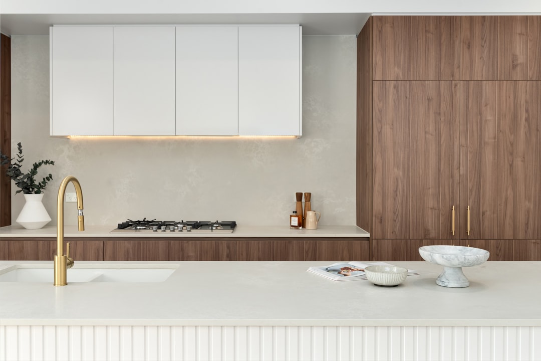 Durable fabricated countertops in a Lakewood kitchen